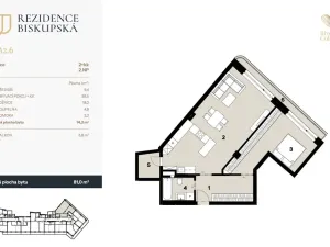 Prodej bytu 2+kk, Ostrava - Moravská Ostrava, Biskupská, 74 m2
