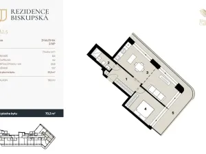 Prodej bytu 2+kk, Ostrava - Moravská Ostrava, Biskupská, 51 m2