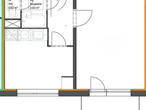 Prodej bytu 1+1, Olomouc, Nešporova, 32 m2