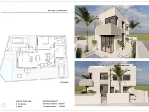 Prodej rodinného domu, Pilar de La Horadada, Alicante, Španělsko, 90 m2