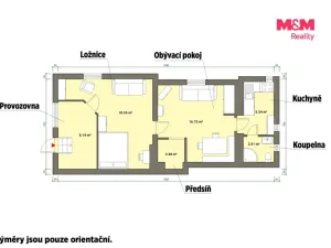 Prodej bytu 2+1, Mariánské Lázně, Nákladní, 53 m2