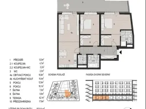 Prodej bytu 3+kk, Plzeň - Východní Předměstí, Šumavská, 112 m2