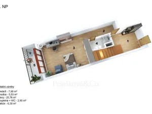 Prodej bytu 4+kk, Praha - Záběhlice, Podle náhonu, 136 m2