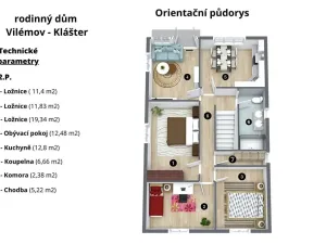Prodej vícegeneračního domu, Vilémov, 171 m2