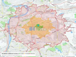 Pronájem garážového stání, Praha - Strašnice, Názovská, 11 m2