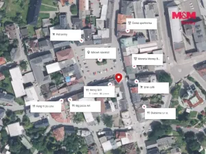 Pronájem kanceláře, Ústí nad Orlicí, Mírové nám., 40 m2
