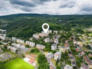 Pronájem bytu 3+1, Děčín, Na Vyhlídce, 64 m2