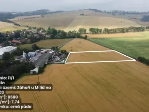 Prodej pole, Miličín, 92490 m2