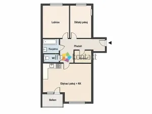 Pronájem bytu 3+kk, Brno, Dusíkova, 82 m2