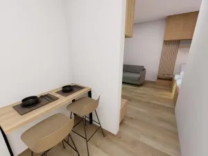 Pronájem bytu 1+1, Zlín, Pod Hradem II, 29 m2