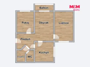 Prodej bytu 3+1, Ostrava - Moravská Ostrava, 30. dubna, 74 m2