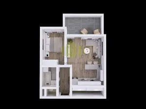 Prodej bytu 2+kk, Olomouc, Topolová, 55 m2