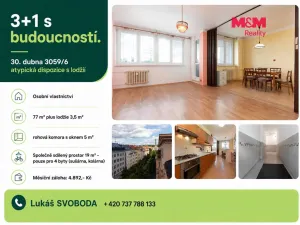 Prodej atypického bytu, Ostrava - Moravská Ostrava, 30. dubna, 81 m2