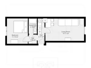 Pronájem bytu 2+1, Praha - Vinohrady, Velehradská, 42 m2
