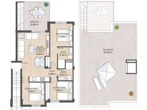 Prodej rodinného domu, San Miguel de Salinas, Alicante, Španělsko, 73 m2