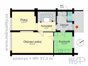 Prodej rodinného domu, Jihlava, Stamicova, 175 m2
