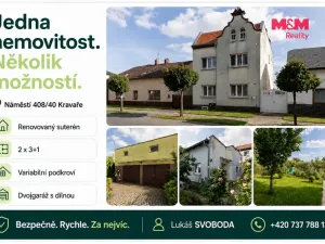 Prodej činžovního domu, Kravaře, 180 m2