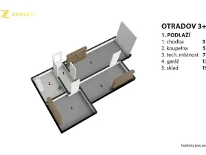 Prodej rodinného domu, Otradov, 130 m2