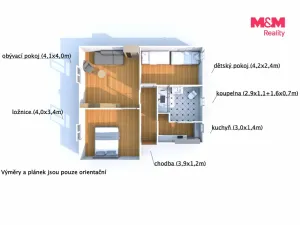 Prodej bytu 2+1, Ostrov, Jáchymovská, 56 m2