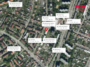 Pronájem bytu 1+1, Pardubice - Bílé Předměstí, Na Okrouhlíku, 29 m2
