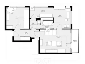 Pronájem bytu 3+kk, Písek, Otavská, 60 m2