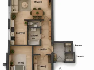 Prodej bytu 3+kk, Praha - Motol, Hennerova, 80 m2