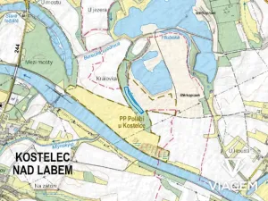 Prodej podílu lesa, Kostelec nad Labem, 2389 m2
