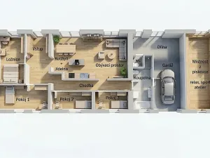 Prodej rodinného domu, Jičíněves, 170 m2