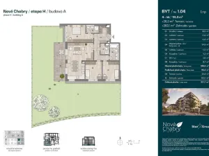 Prodej bytu 4+kk, Praha - Dolní Chabry, U Václava, 115 m2