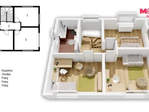 Prodej rodinného domu, Vysoká nad Labem, Hradecká, 117 m2