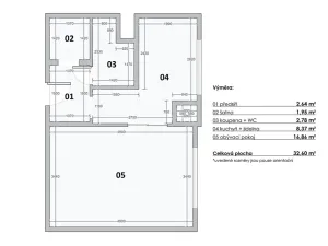 Pronájem bytu 1+1, Praha - Libeň, náměstí Na Balabence, 33 m2