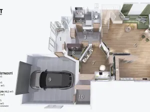 Prodej rodinného domu, Střelice, 215 m2