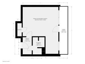Prodej bytu 1+kk, Hradec Králové, Říční, 28 m2