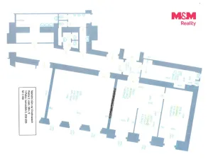 Pronájem kanceláře, Praha - Vinohrady, náměstí Míru, 74 m2