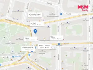 Pronájem kanceláře, Praha - Vinohrady, náměstí Míru, 74 m2