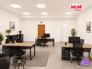 Pronájem kanceláře, Praha - Holešovice, U průhonu, 53 m2