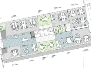 Pronájem kanceláře, Praha - Karlín, Rohanské nábřeží, 614 m2
