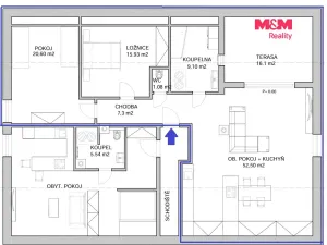 Prodej bytu 3+kk, Chotěšov, Starý mlýn, 106 m2
