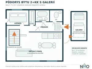 Pronájem bytu 2+kk, Úherce, Hlavní, 88 m2
