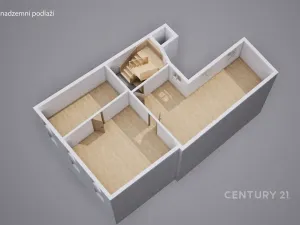 Pronájem činžovního domu, Děčín, Křížová, 80 m2