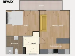 Prodej bytu 2+kk, Jince, Zborovská, 45 m2