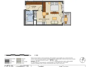Prodej bytu 1+kk, Praha, Honzíkova, 40 m2