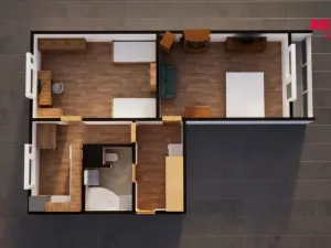 Prodej bytu 2+1, Desná, Krátká, 55 m2
