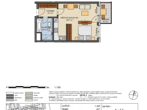 Prodej bytu 1+kk, Praha, Honzíkova, 41 m2