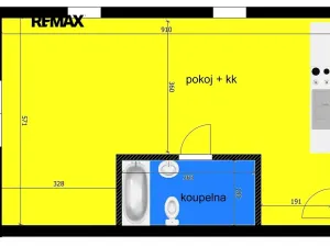 Pronájem bytu 1+kk, Poděbrady, Za Mlékárnou, 53 m2