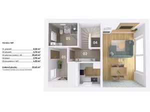 Prodej rodinného domu, Mělník, Sokolská, 107 m2