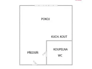 Pronájem bytu 1+kk, Sokolov, Marie Majerové, 20 m2