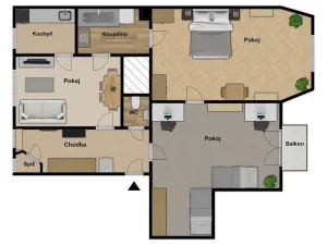 Prodej bytu 3+kk, Praha - Bubeneč, Rooseveltova, 94 m2