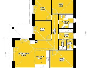 Prodej rodinného domu, Doksy, Buková, 91 m2