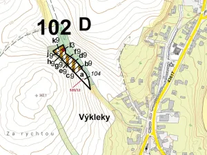 Dražba lesa, Výkleky, 1024 m2